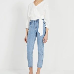 Frank & Oak High Stevie High-waisted Tapered jeans